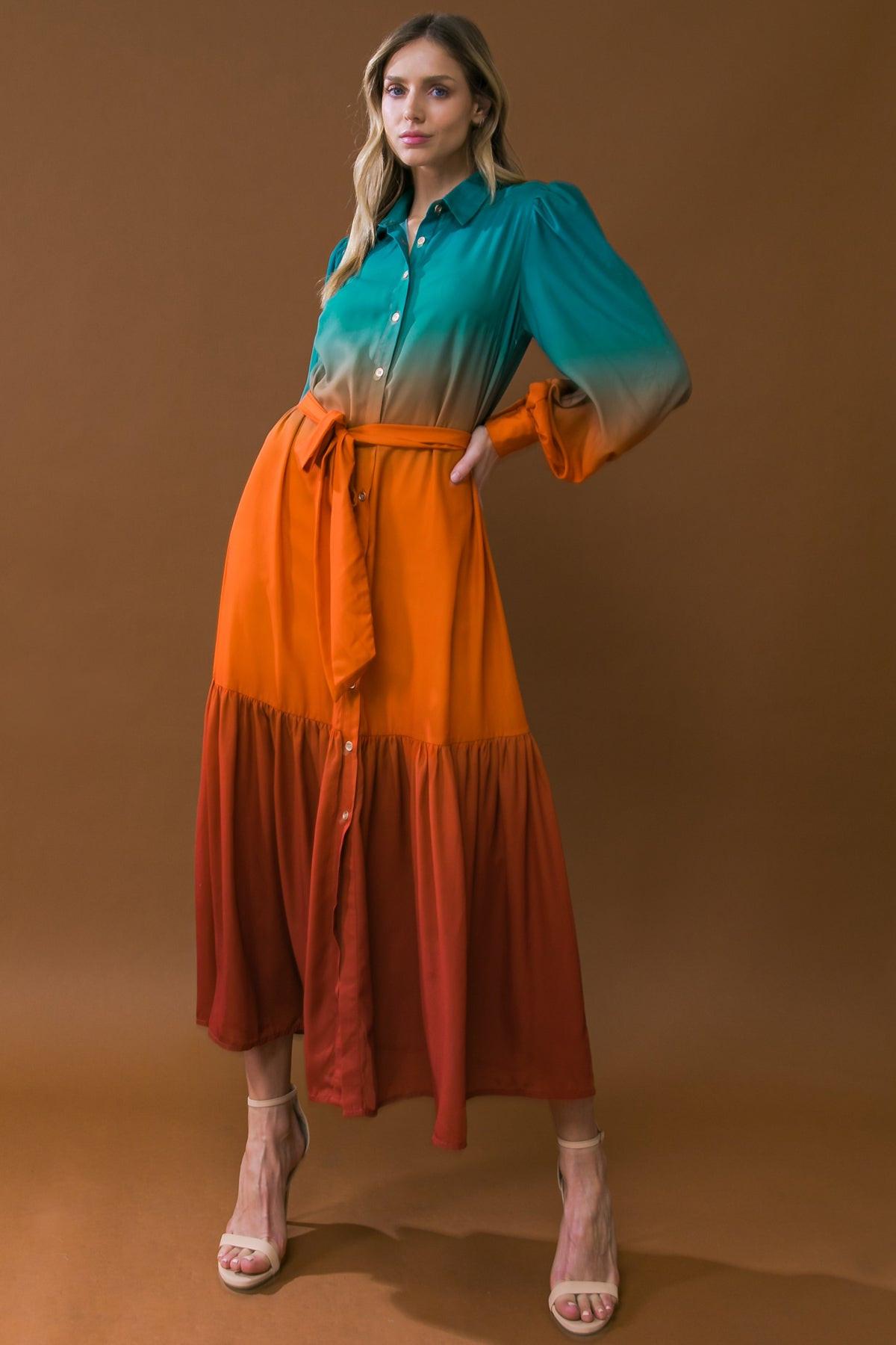 VESTIDO MIDI TEJIDO IMPACTANTE
