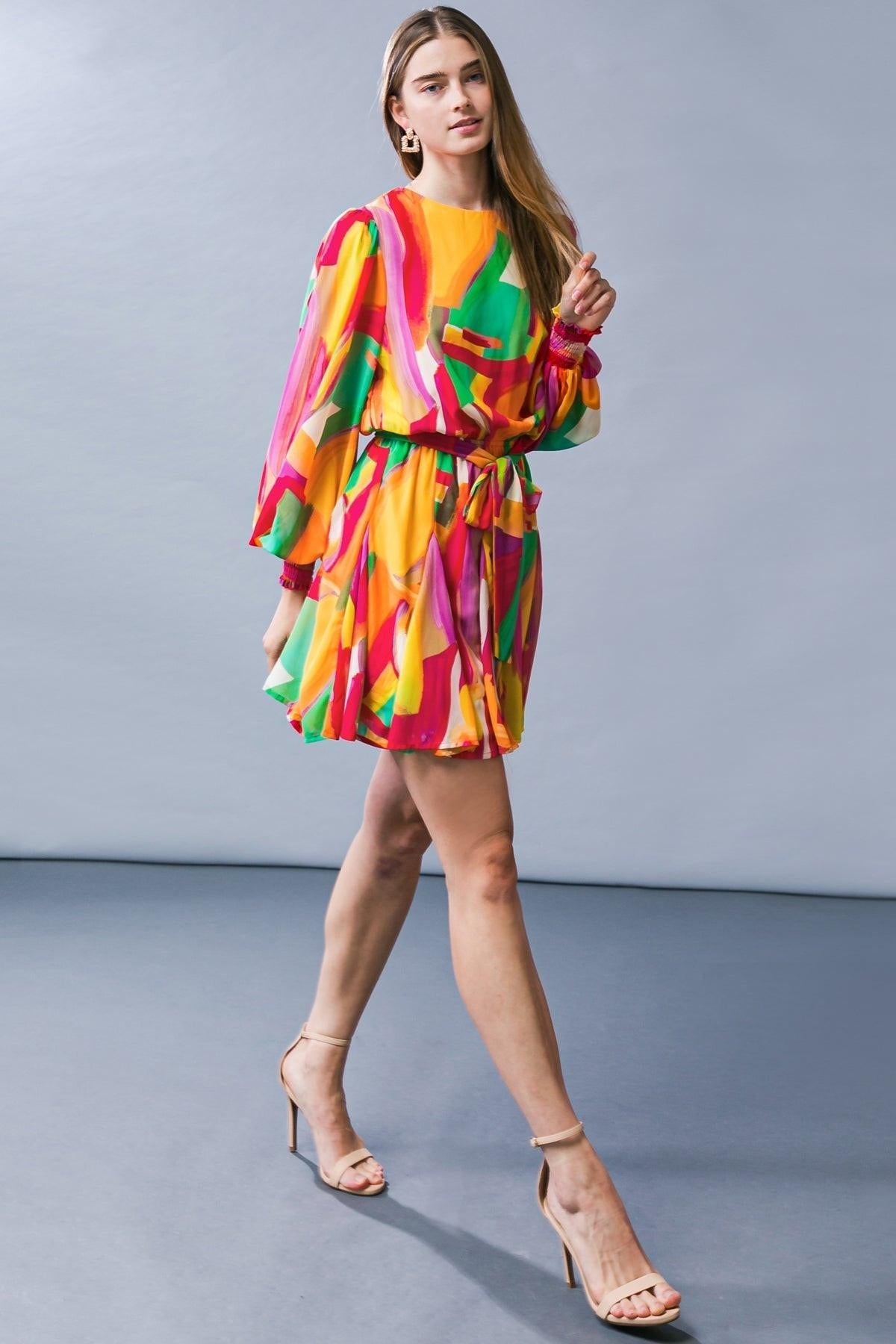 VERDADERO VESTIDO MIDI TEJIDO ADORABLE