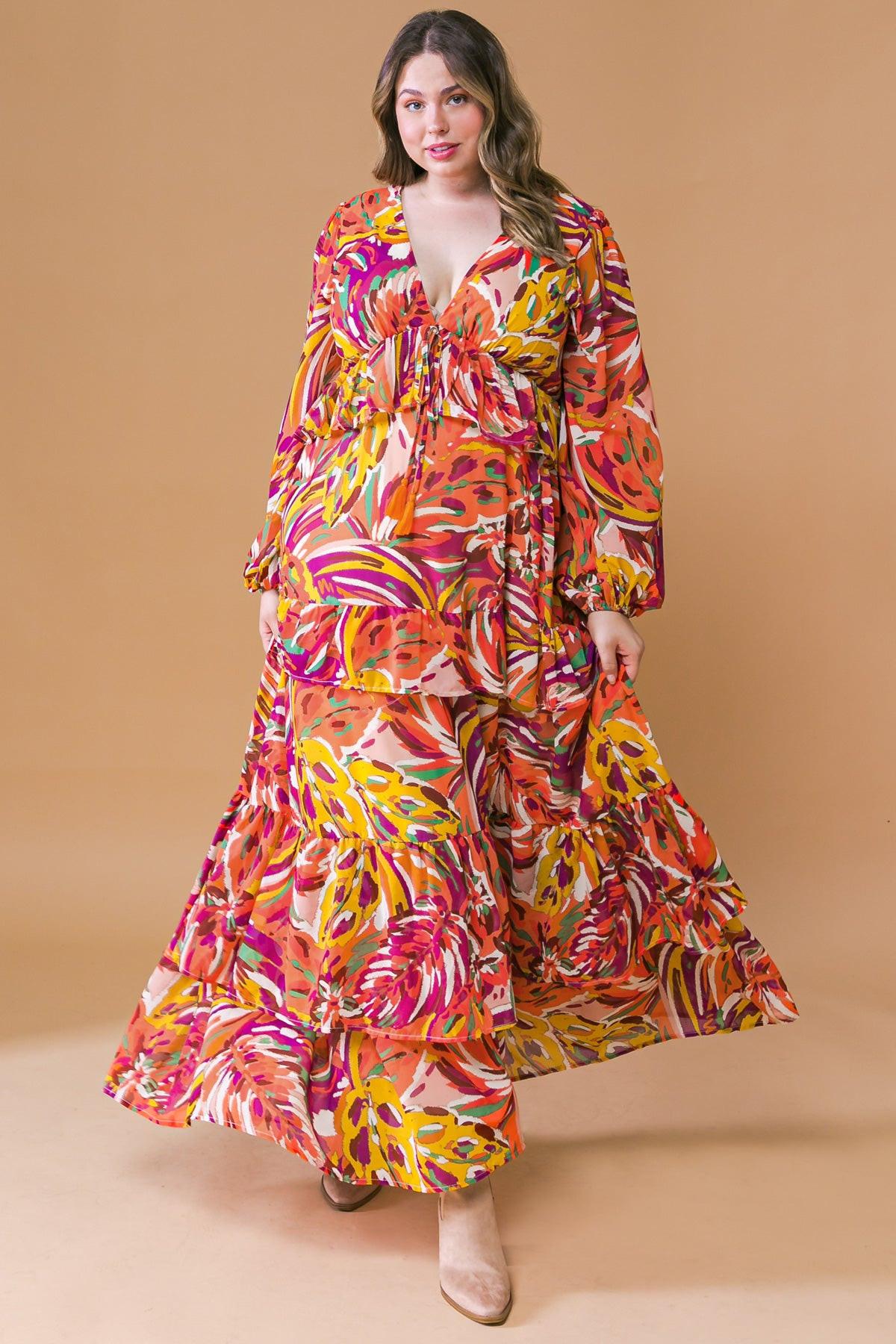 MARAVILLOSO VESTIDO MAXI TEJIDO SOUL