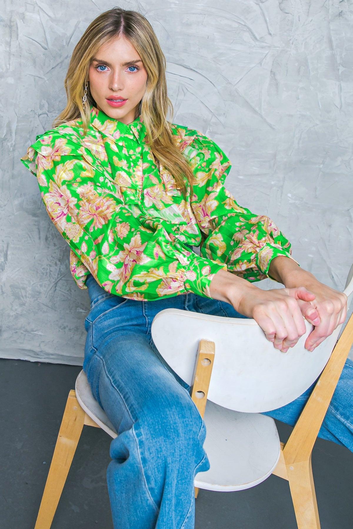BLUSA TEJIDA ATRAPADA EN UNA ISLA