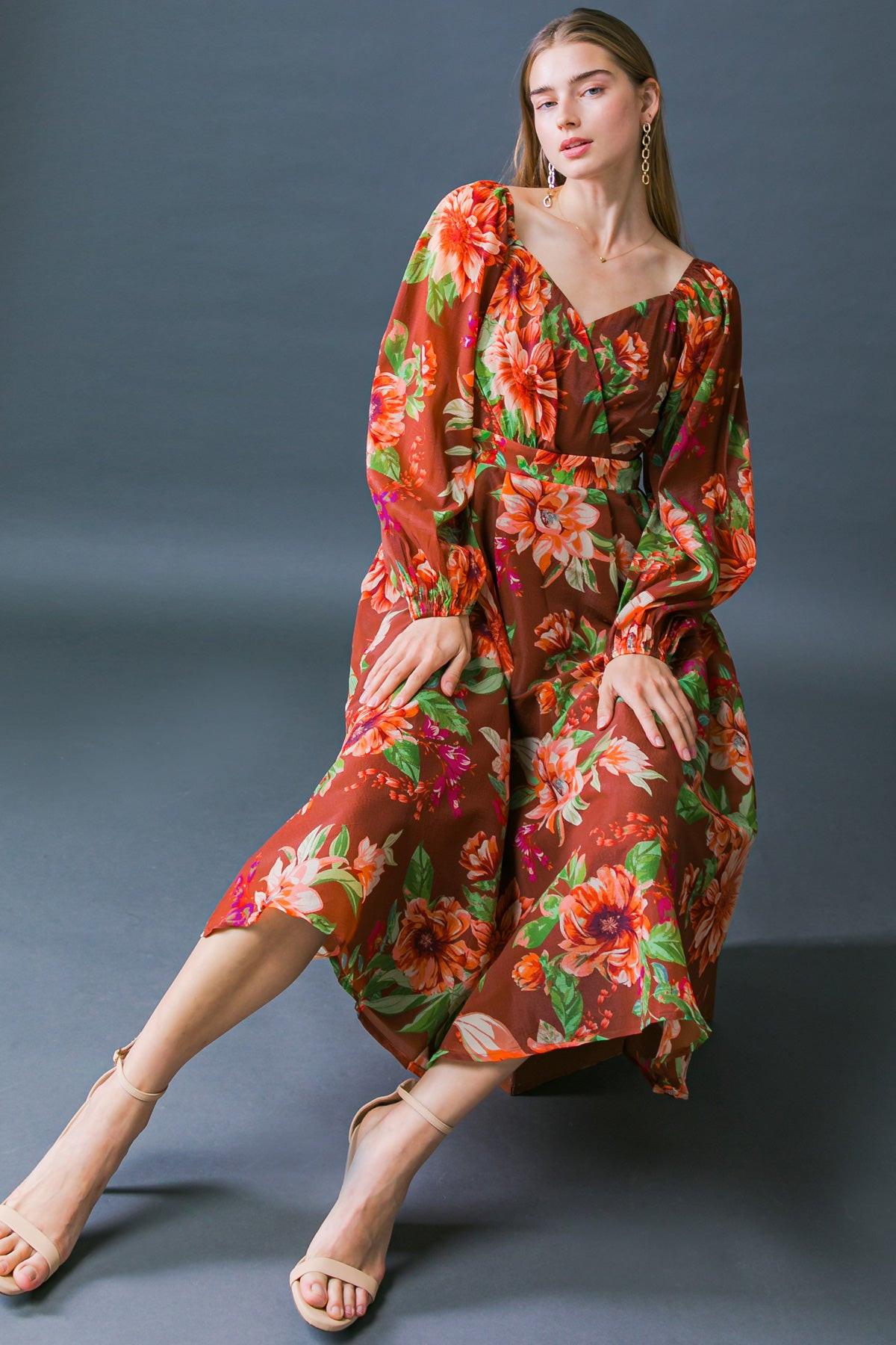 VESTIDO MIDI DE ORGANZA TEJIDA LET IT HAPPEN