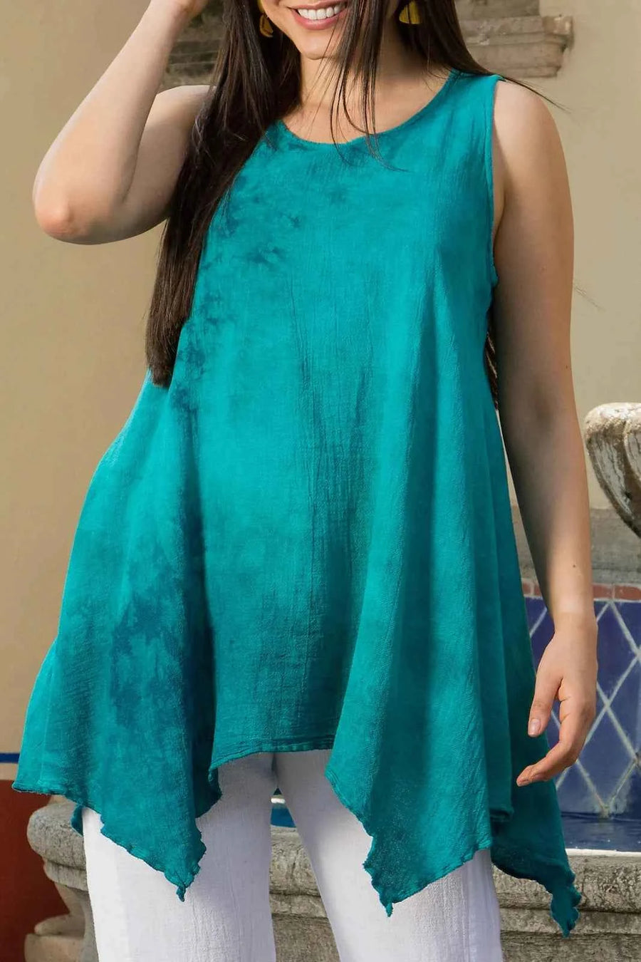 Women's Natalie Cotton Gauze Tank