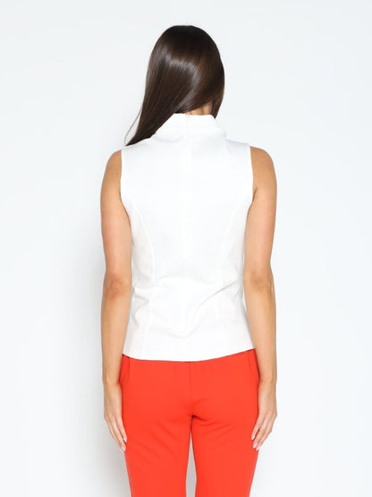Ruffle Flower Detail Tank Top
