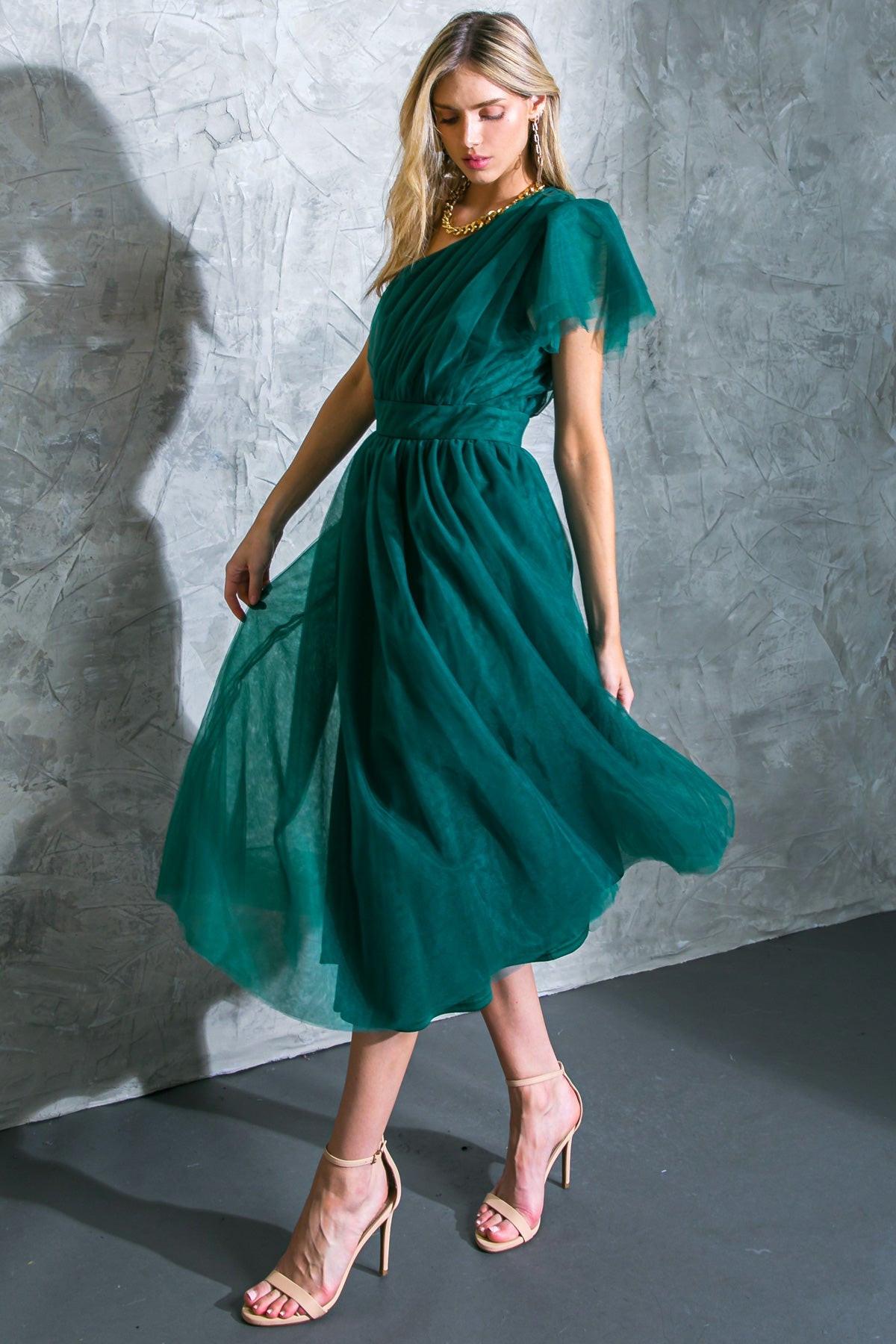 VESTIDO MIDI DE TUL CON ENCANTO VIVO
