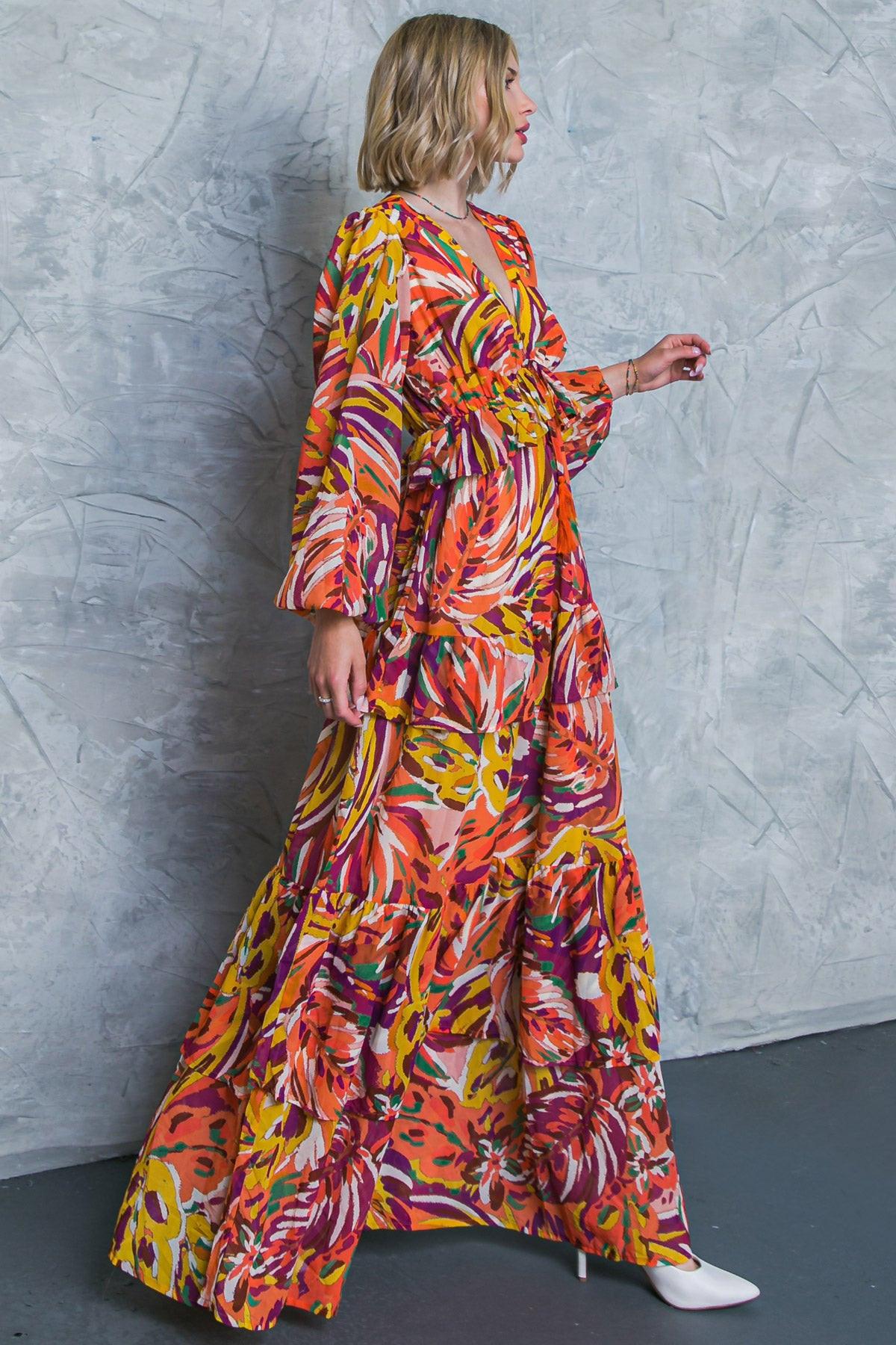 MARAVILLOSO VESTIDO MAXI TEJIDO SOUL
