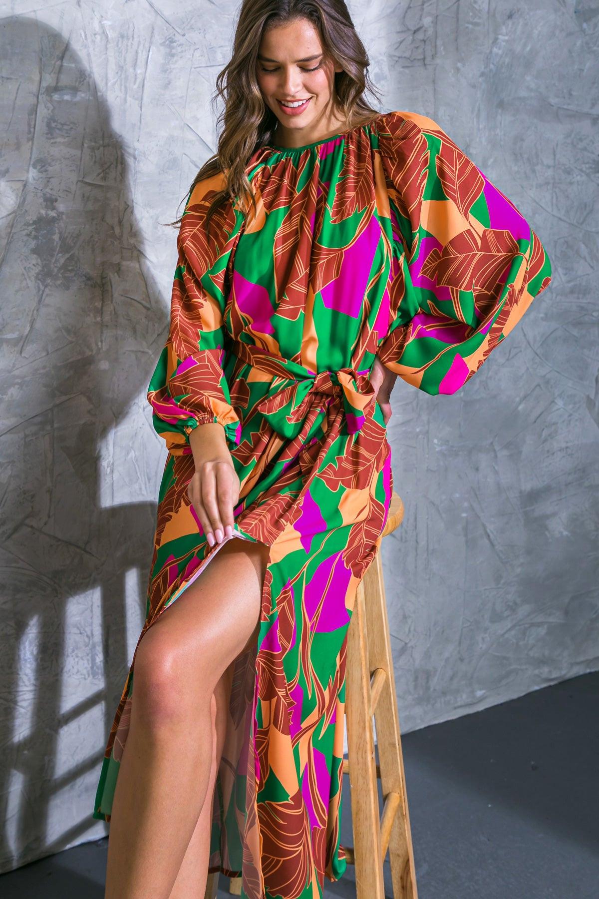 LLEGA EL CHIC VESTIDO MIDI TEJIDO