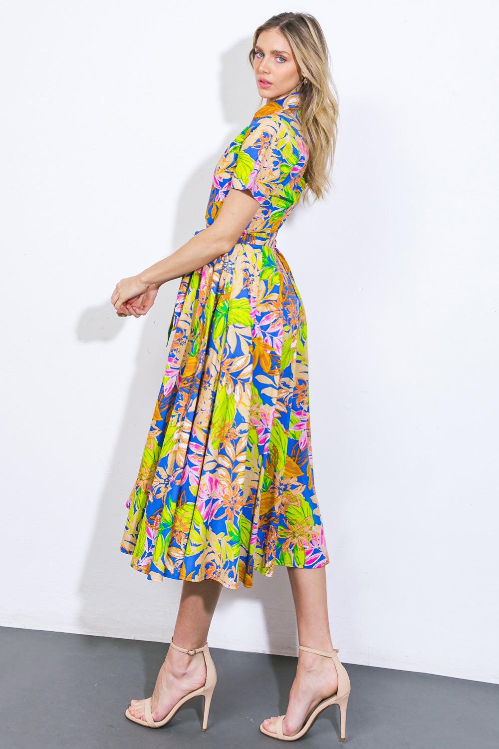 VESTIDO MIDI TEJIDO KEEP BLOOMING