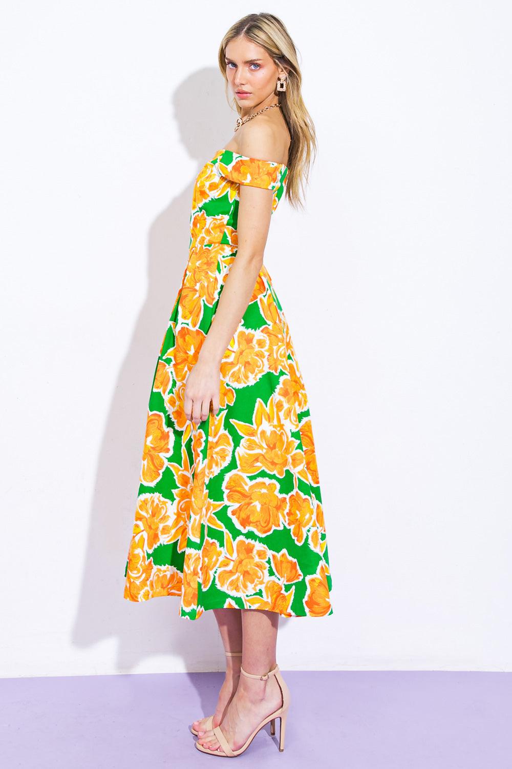 VESTIDO MIDI DE SEDA CRUZADO WHERE I WANT TO BE