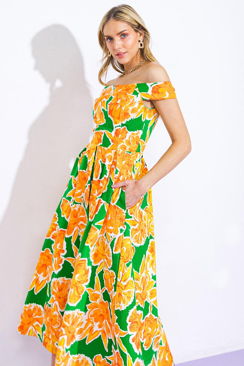 VESTIDO MIDI DE SEDA CRUZADO WHERE I WANT TO BE