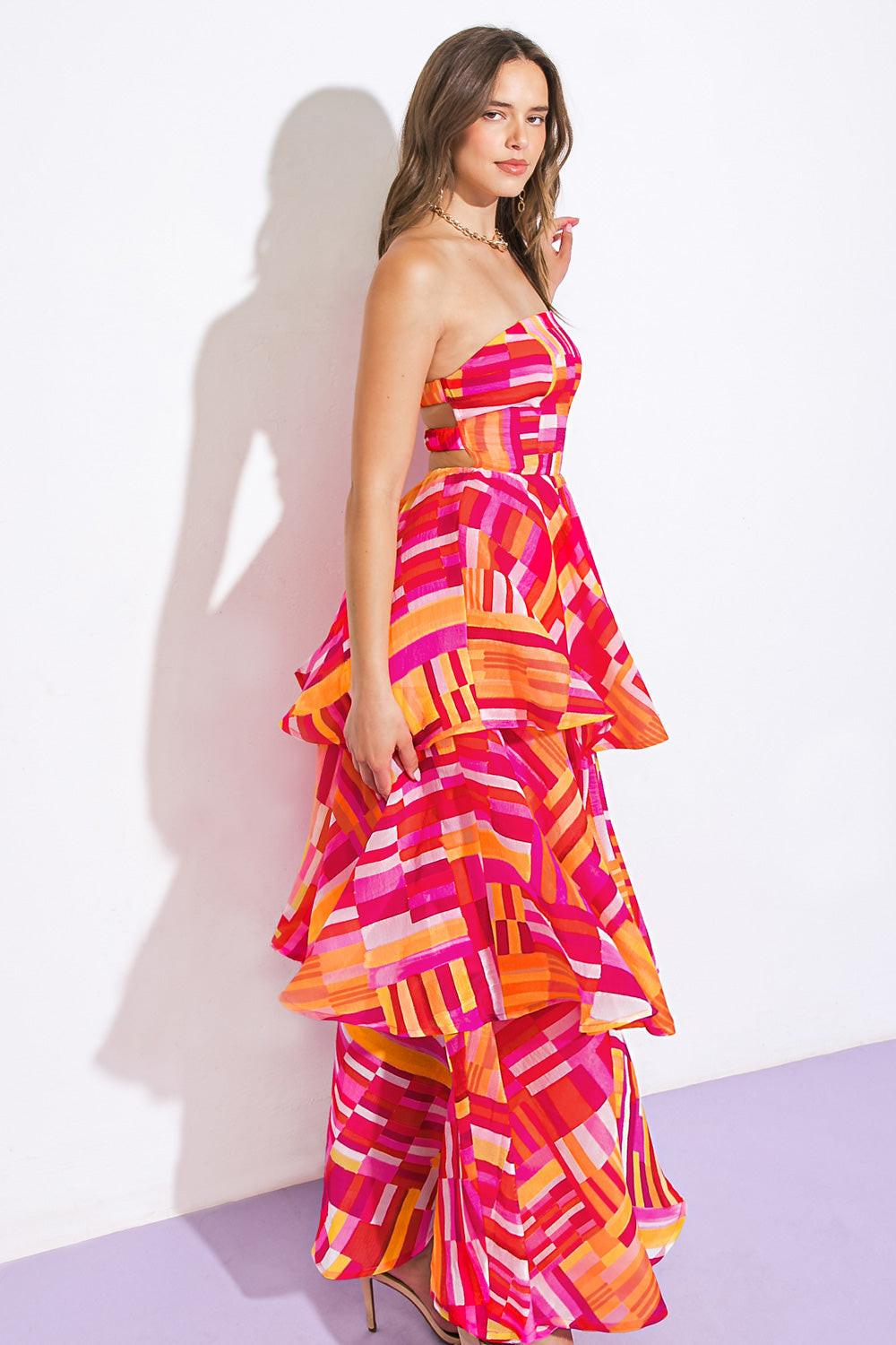 VESTIDO MAXI TEJIDO BREEZE DE NOCHE