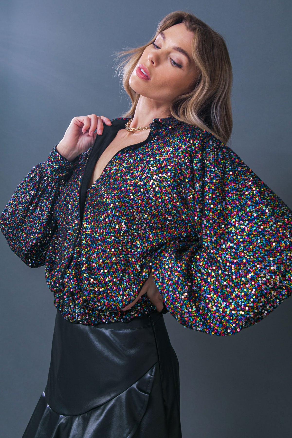 TOP DE LENTEJUELAS FREEDOM CALLS