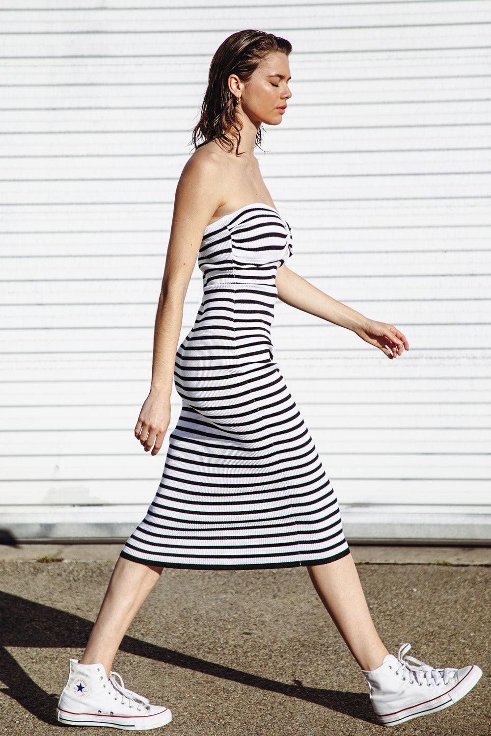 VESTIDO MIDI CONCHAS MARINAS SHORELINE