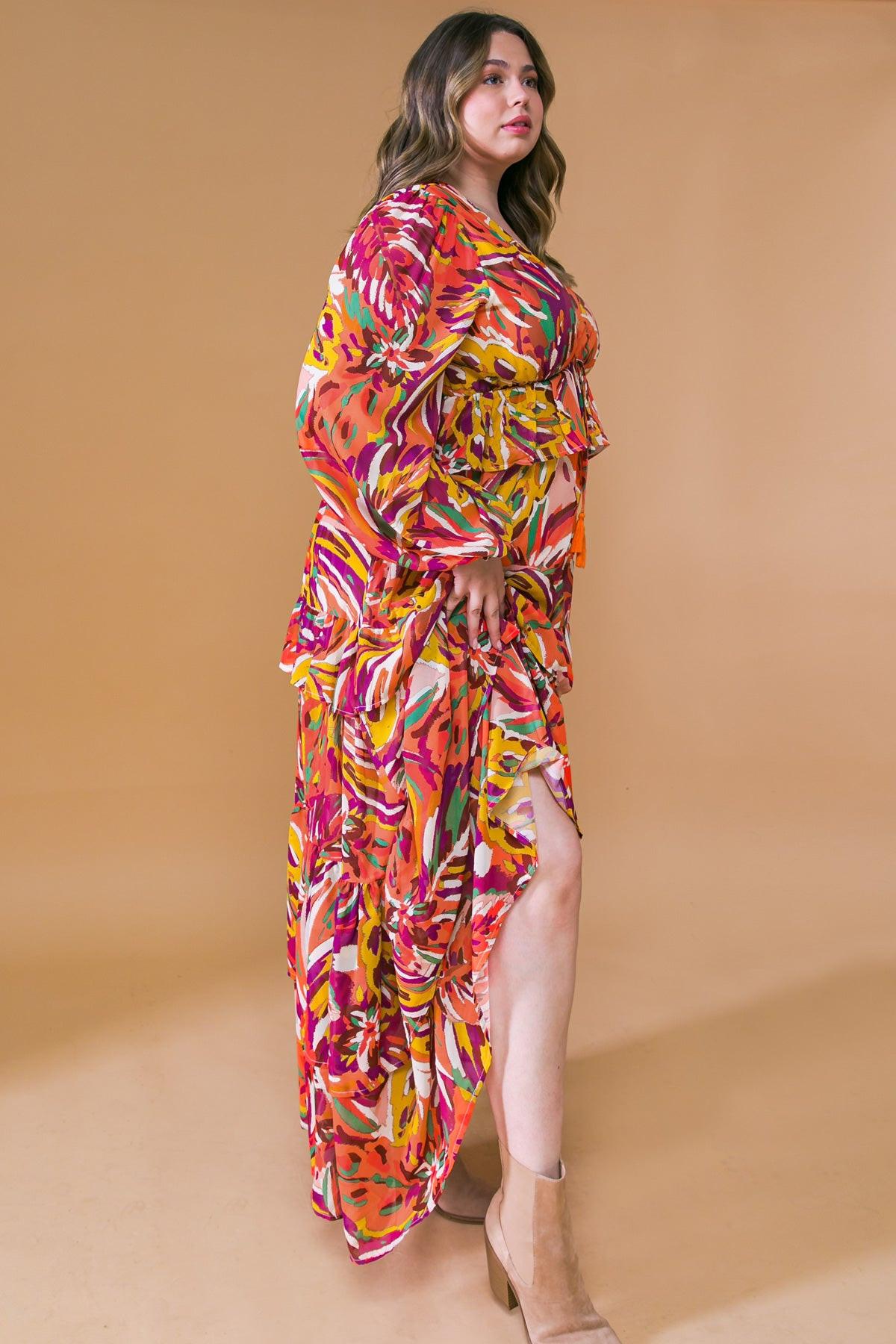 MARAVILLOSO VESTIDO MAXI TEJIDO SOUL