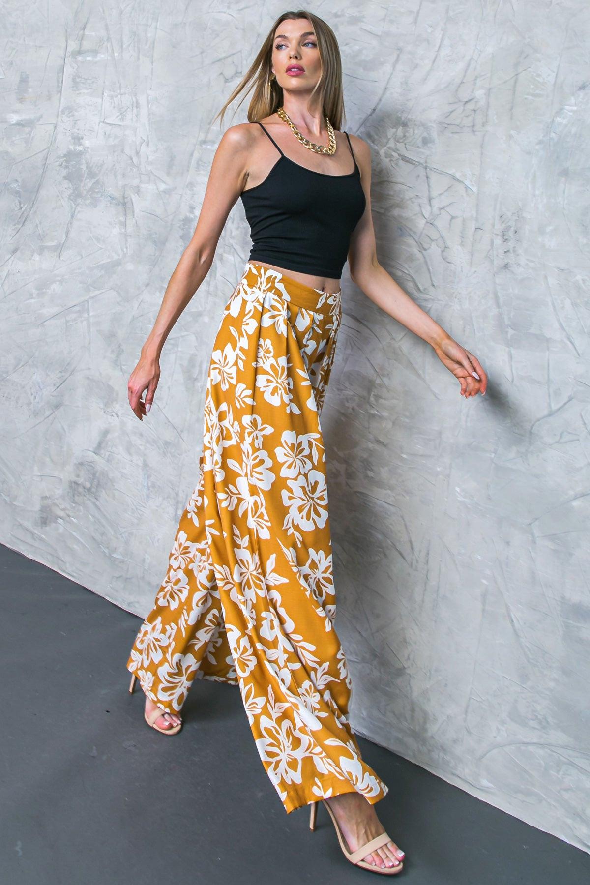 PANTALONES TEJIDOS MARRONES LET THE LIGHT IN