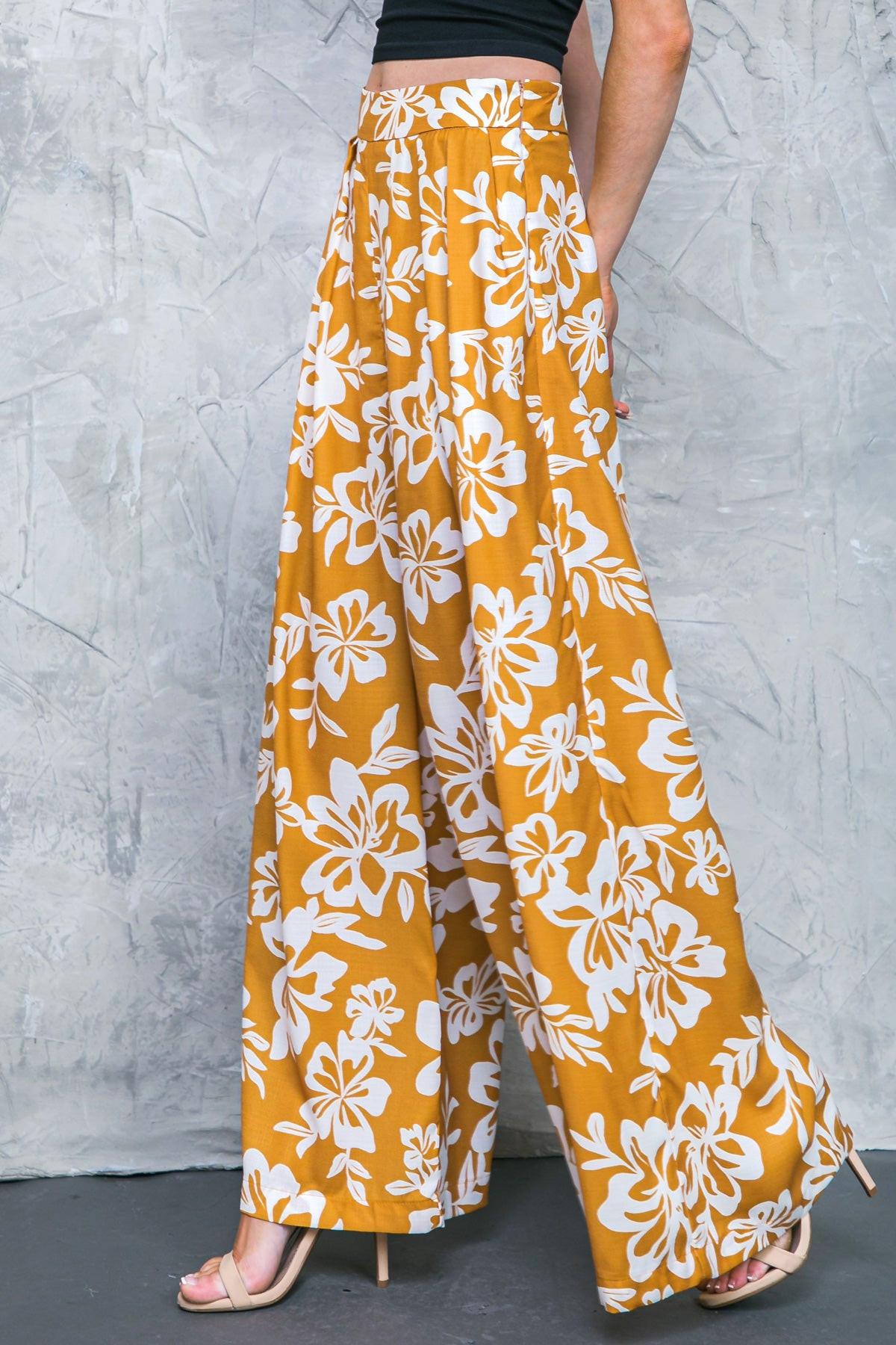 PANTALONES TEJIDOS MARRONES LET THE LIGHT IN