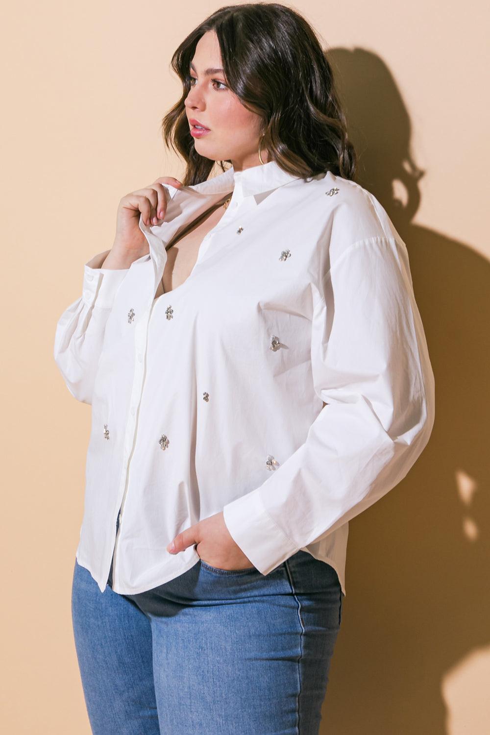 CAMISA DE POPELÍN HIT OR MISS
