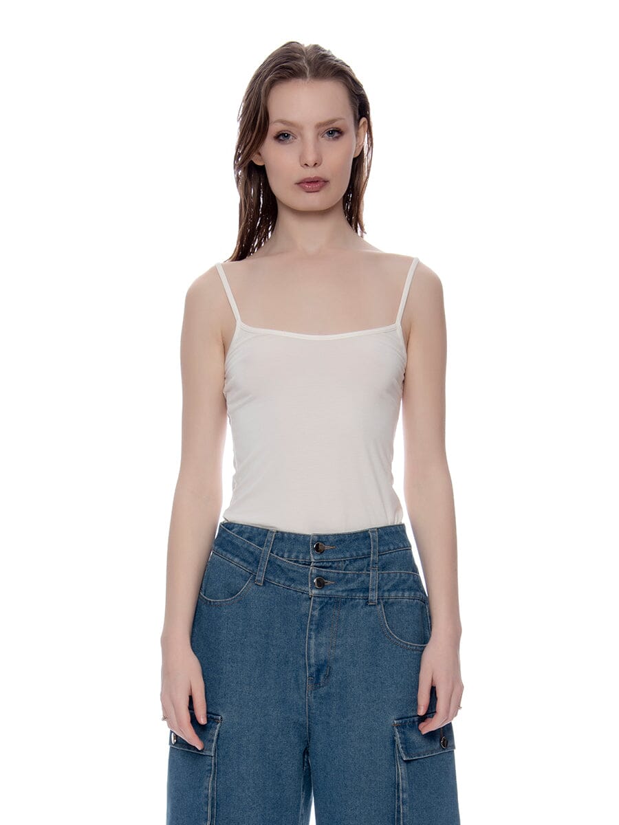 Gracia Fashion Women's Solid Cami Tank Top