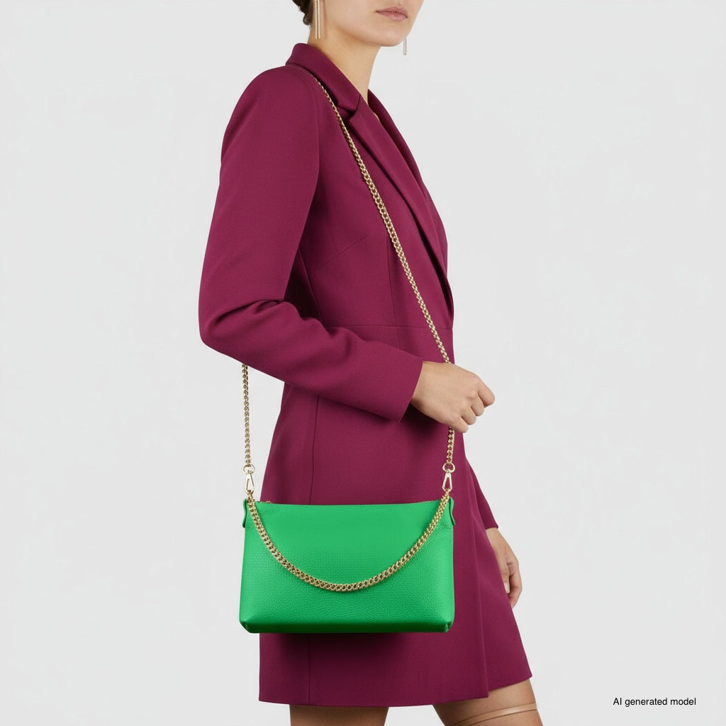 Italian Full-Grain Leather Crossbody Bag | Mantova