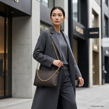 Italian Full-Grain Leather Crossbody Bag | Mantova