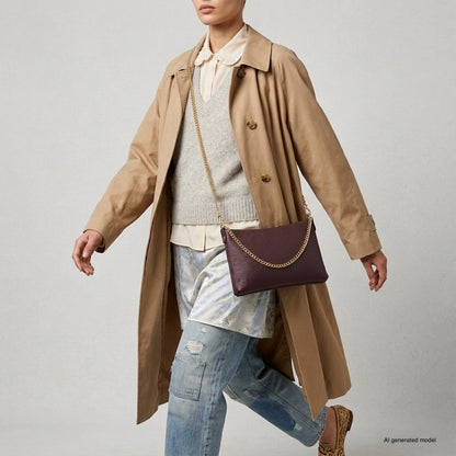 Italian Full-Grain Leather Crossbody Bag | Mantova