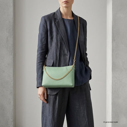 Italian Full-Grain Leather Crossbody Bag | Mantova