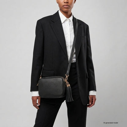 Italian Full-Grain Leather Crossbody Bag | Parma