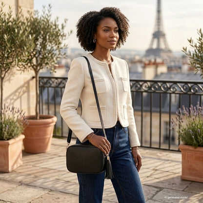 Italian Full-Grain Leather Crossbody Bag | Parma