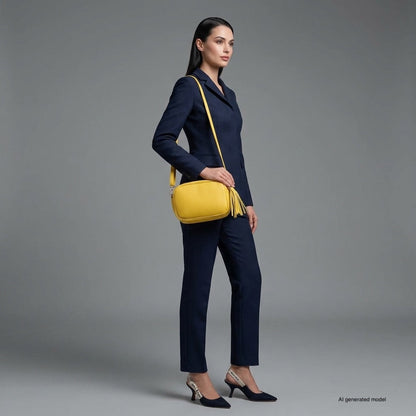 Italian Full-Grain Leather Crossbody Bag | Parma