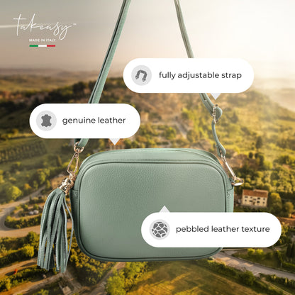 Italian Full-Grain Leather Crossbody Bag | Parma