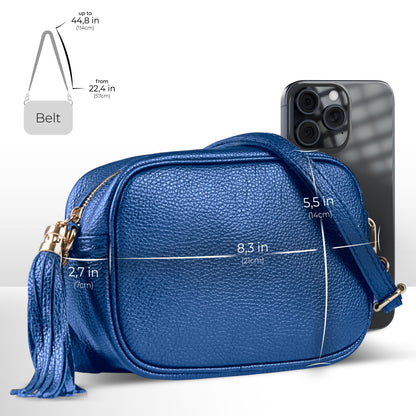 Italian Full-Grain Leather Crossbody Bag | Parma