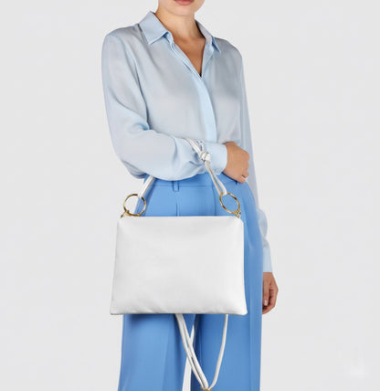 Italian Full-Grain Leather Shoulder Bag | Livorno