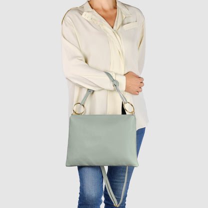 Italian Full-Grain Leather Shoulder Bag | Livorno