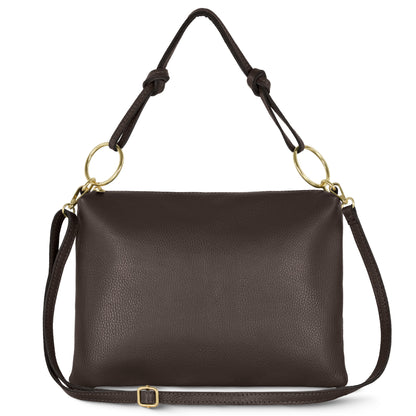 Italian Full-Grain Leather Shoulder Bag | Livorno