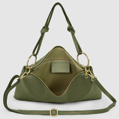Italian Full-Grain Leather Shoulder Bag | Livorno