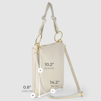Italian Full-Grain Leather Shoulder Bag | Livorno