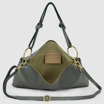 Italian Full-Grain Leather Shoulder Bag | Livorno
