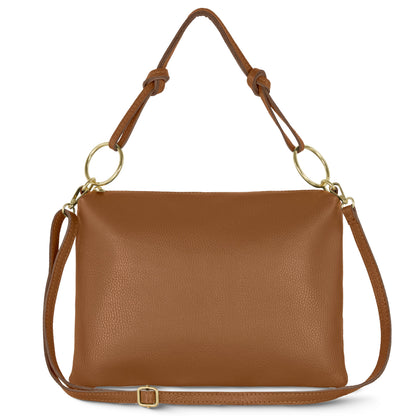 Italian Full-Grain Leather Shoulder Bag | Livorno