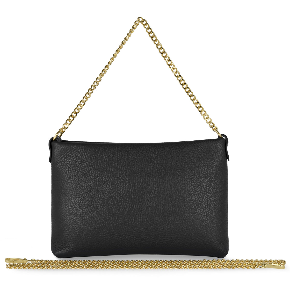Bolso cruzado italiano de cuero de plena flor | Mantova