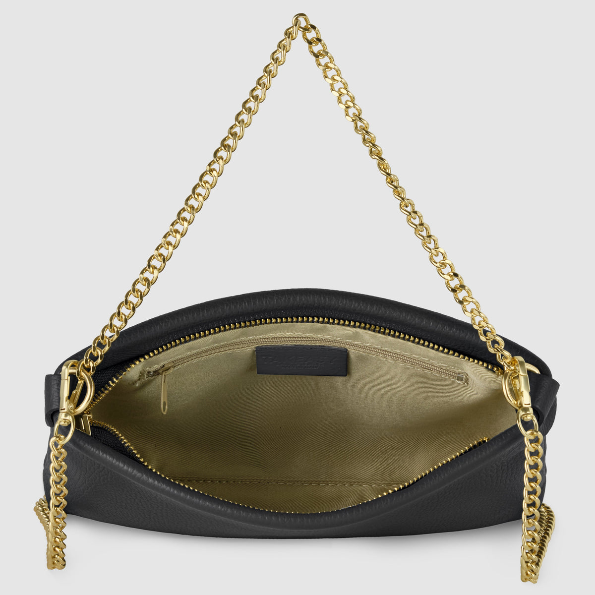 Bolso cruzado italiano de cuero de plena flor | Mantova