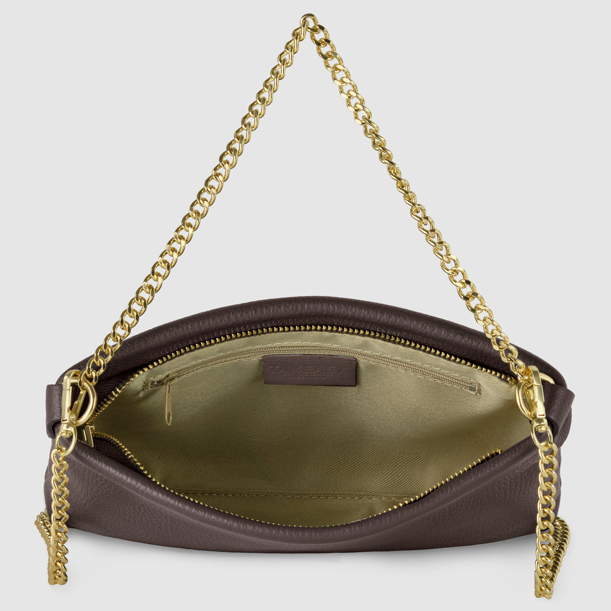 Bolso cruzado italiano de cuero de plena flor | Mantova