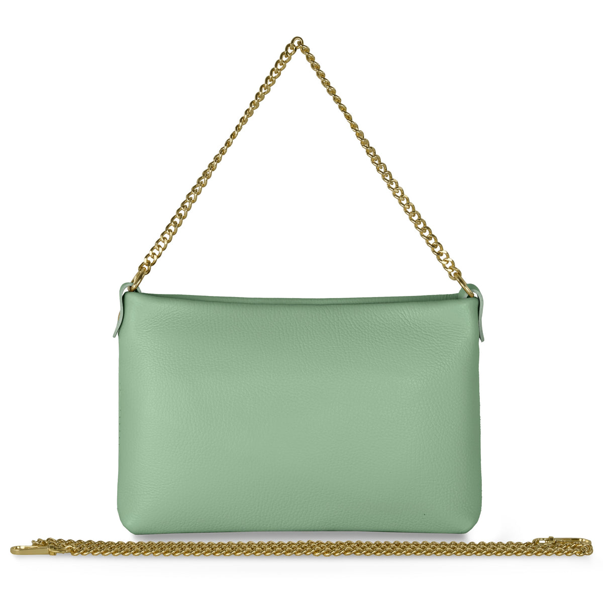Bolso cruzado italiano de cuero de plena flor | Mantova