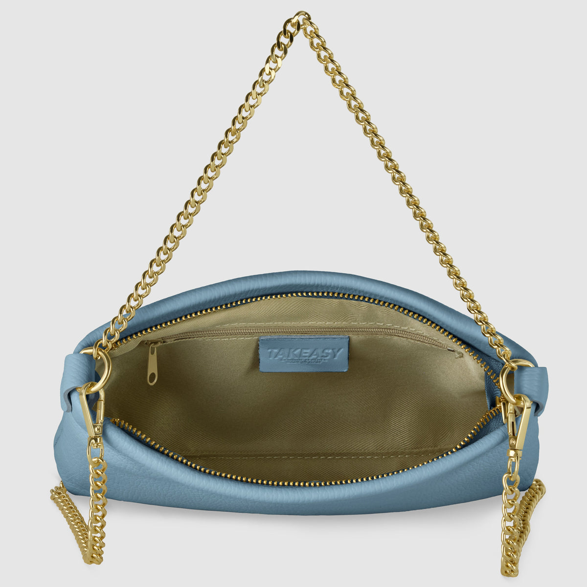 Bolso cruzado italiano de cuero de plena flor | Mantova