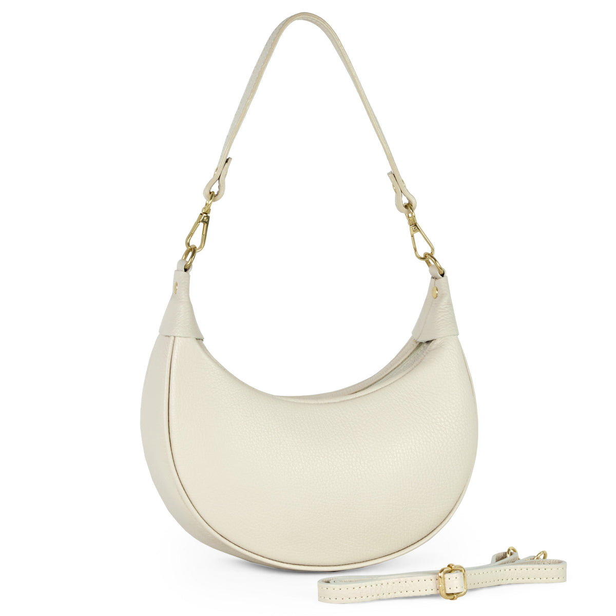 Bolso de hombro de cuero italiano de plena flor | Verona
