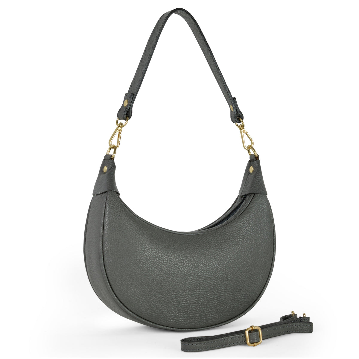 Bolso de hombro de cuero italiano de plena flor | Verona