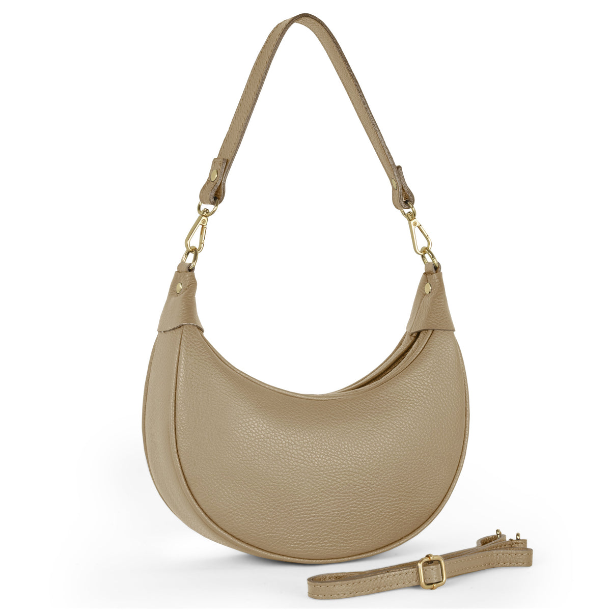 Bolso de hombro de cuero italiano de plena flor | Verona