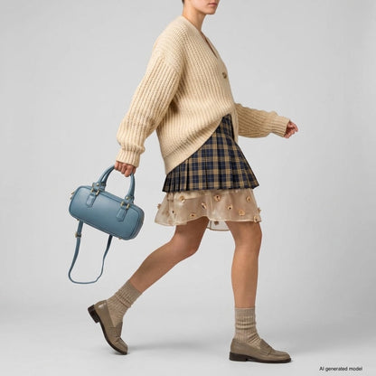Italian Full-Grain Leather Top-Handle Bag | Venezia