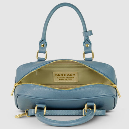 Italian Full-Grain Leather Top-Handle Bag | Venezia