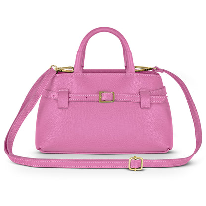 Italian Full-Grain Leather Top-Handle Bag | Cervia