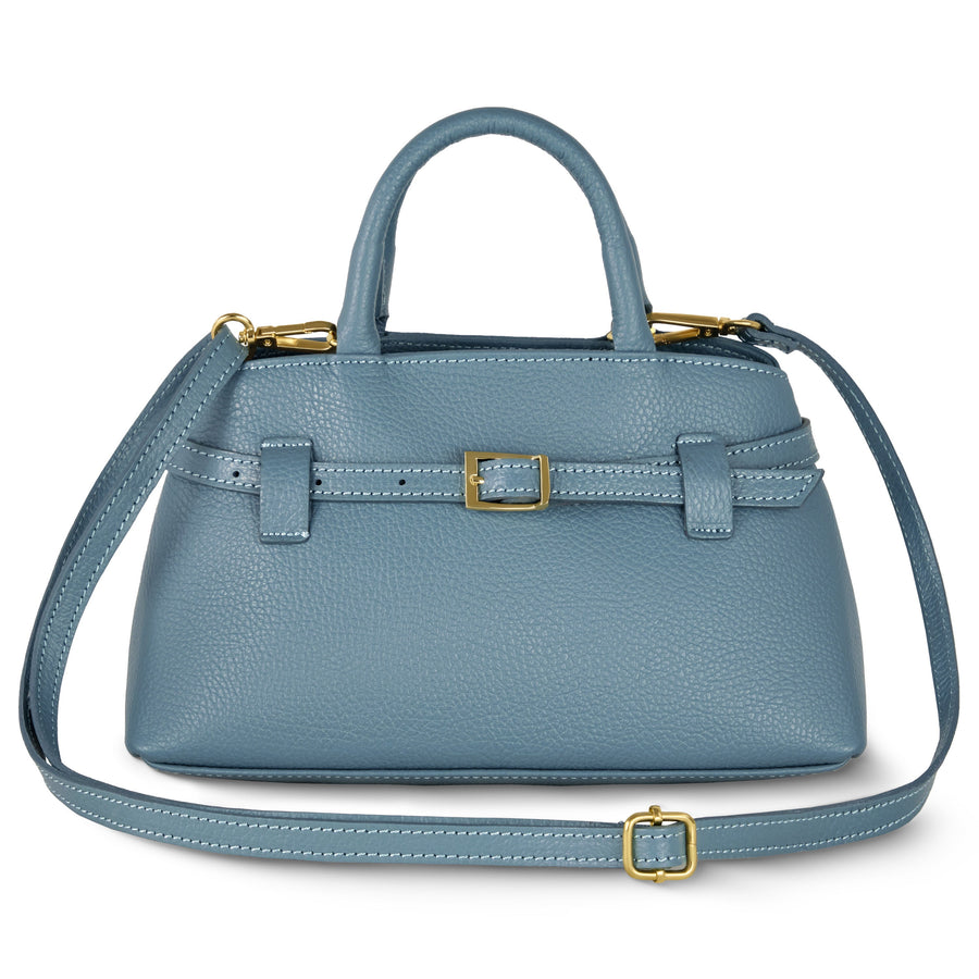 Italian Full-Grain Leather Top-Handle Bag | Cervia