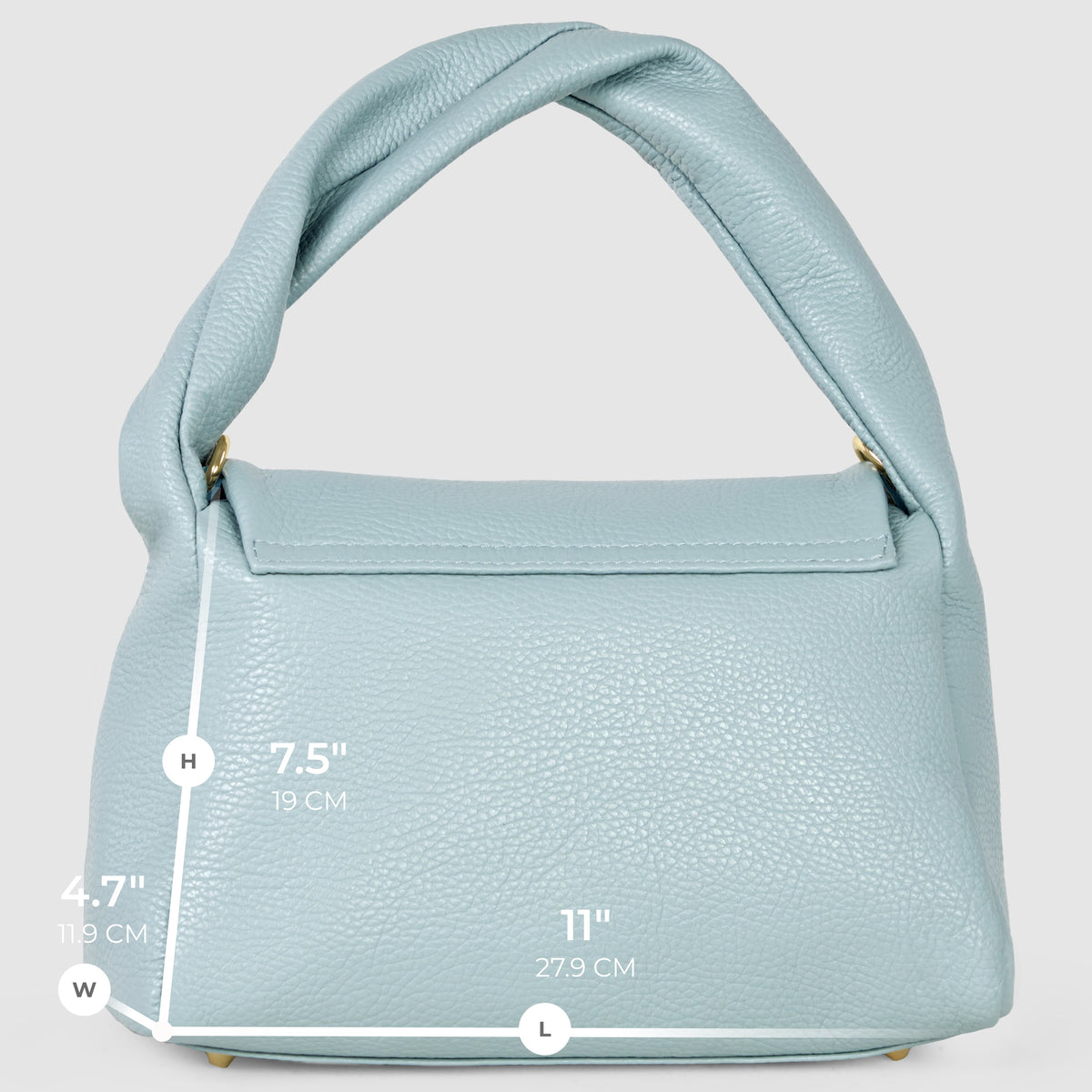Italian Full-Grain Leather Top-Handle Bag | Perugia